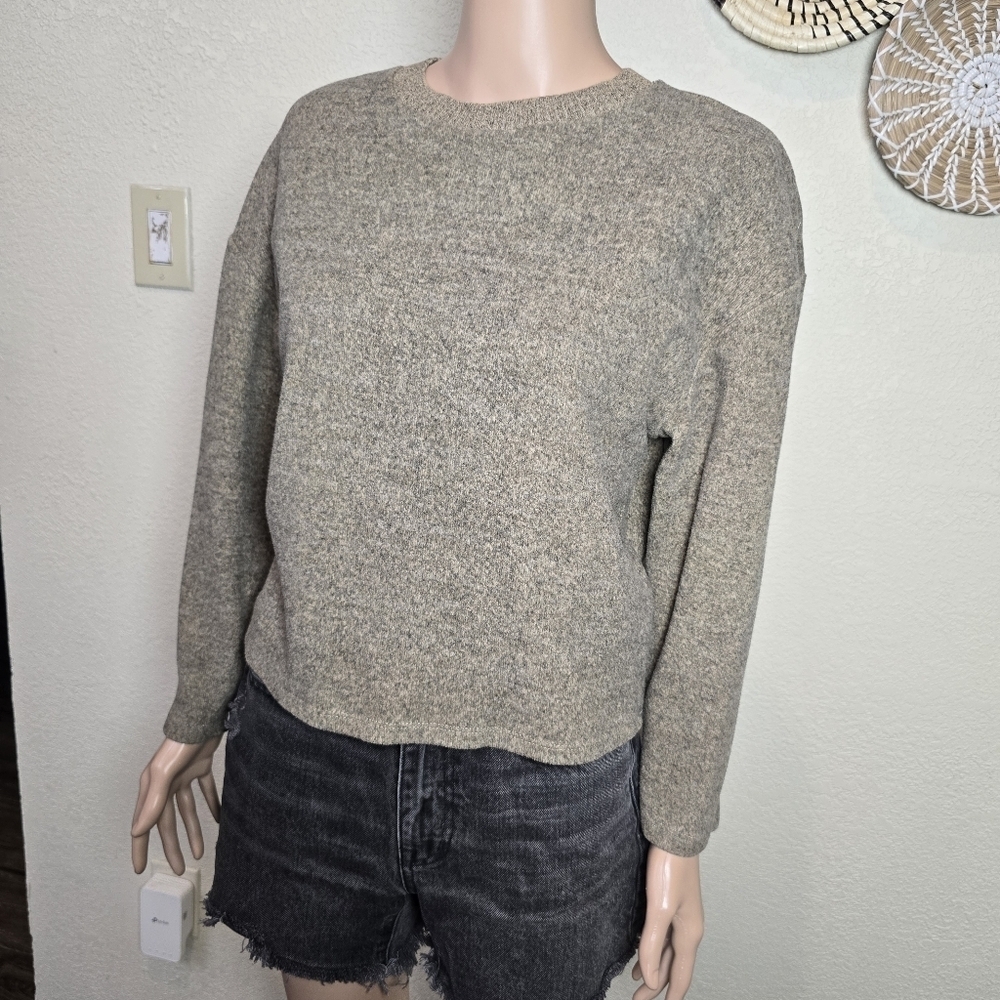 Zara Women Brown Soft  Sweatshirt Size Small - Picture 3 of 11